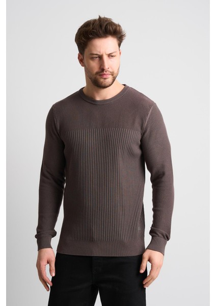 Dokulu Desenli Erkek Triko Kazak fiyatları