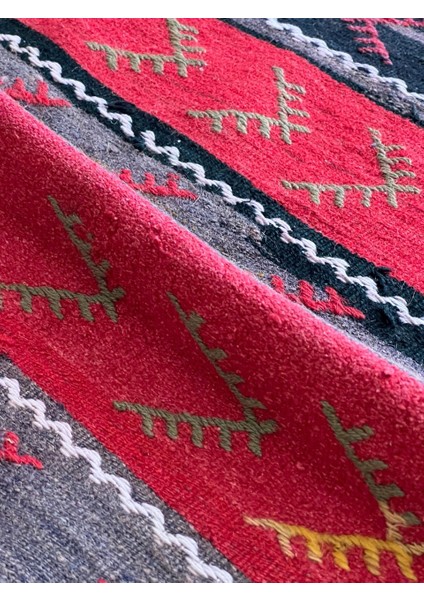 45X145 cm Siyah Kırmızı Çizgili Kilim, Bohem Stil Vintage Türk Kilimi, Şık Dekoratif Kilim, Antika Ev Hediyesi modelleri