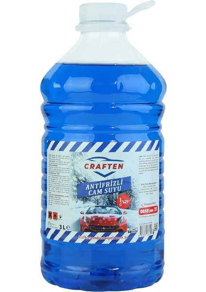 Kışlık Antifrizli Cam Suyu 3 Litre