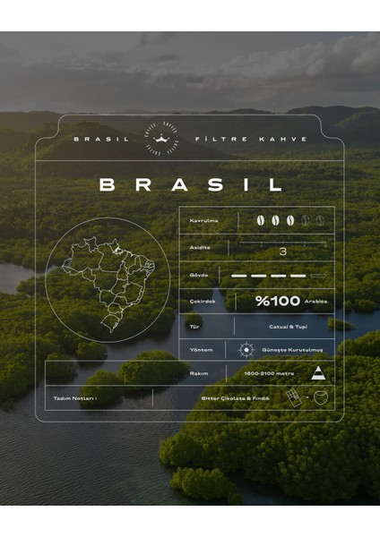 Brezilya Santos Filtre Kahve 3*250 Gram - 3'lü Paket fiyatları