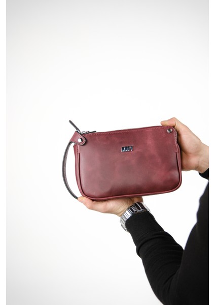 Moon Bag 4381 Hakiki Deri Unisex El Çantası