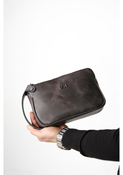 Moon Bag 4381 Hakiki Deri Unisex El Çantası