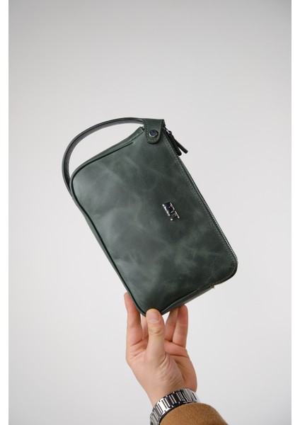 Moon Bag 4381 Hakiki Deri Unisex El Çantası