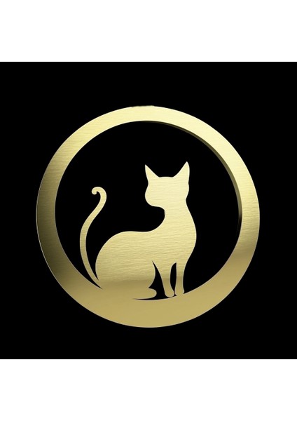 Tabitela 8 Ayar Altın Kolye Ucu Kedi GM523 1 gr