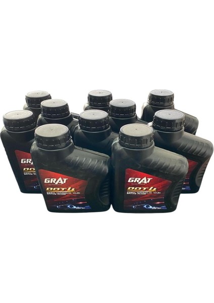 10\'lu Grat Fren Hidrolik Yağı Dot 4 500MLGRT-600004