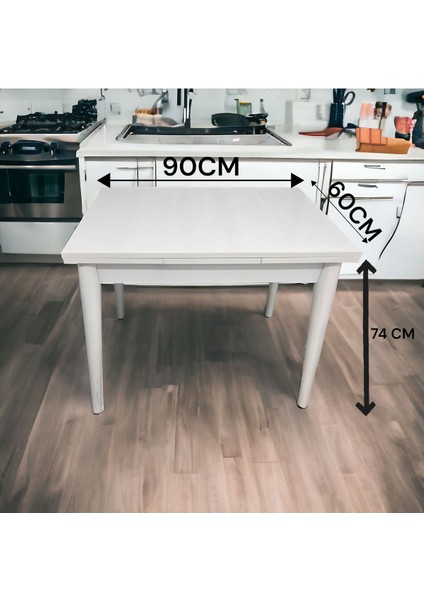 60/90 Katlanabilen Mutfak Yemek Balkon Masası