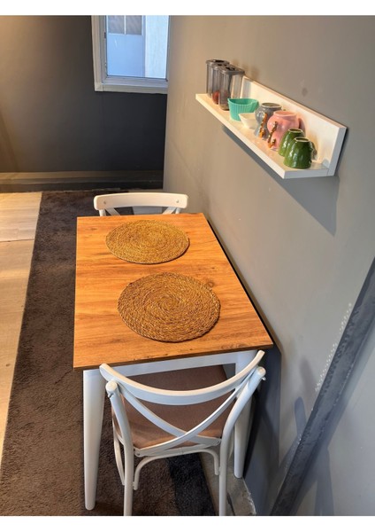 60/90 Ölçü Küçük Mutfak Masası Kullanışlı Yemek Masası Ekonomik Çalışma Masası Ideal Balkon Masası
