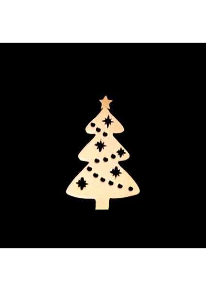 Tabitela 8 Ayar Altın Kolye Ucu Yılbaşı Ağacı Ya Noel Ağacı GM1030 1 gr