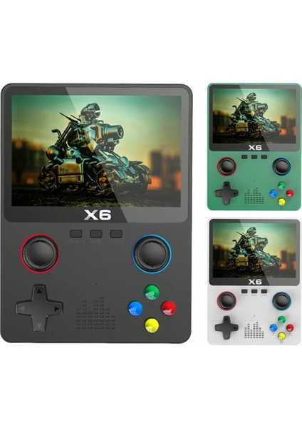 Rs X6 Oyun Konsolu 3.5'' IPS 10000 Oyun fiyatları