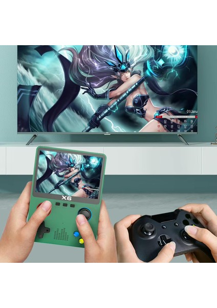 Rs X6 Oyun Konsolu 3.5'' IPS 10000 Oyun fırsatları