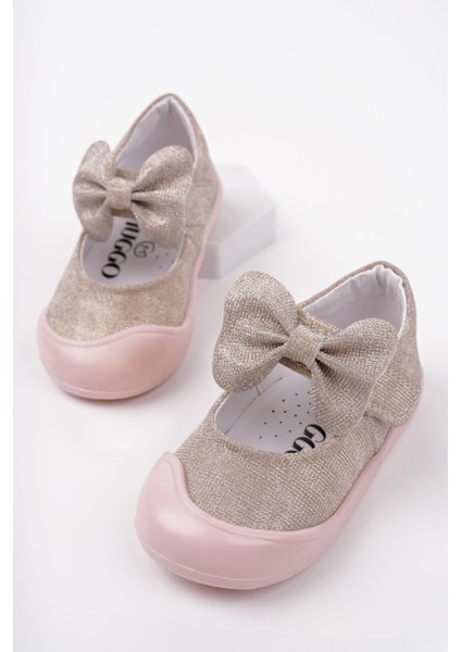 Molina Cırtlı Fiyonklu Günlük Kız Çocuk Ilk Adım Bebek Spor Ayakkabı