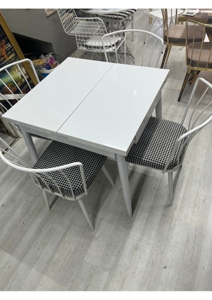 Düz Beyaz Ekonomik Katlanır Büyüyebilen Yemek Mutfak ve Balkon Masası fiyatları