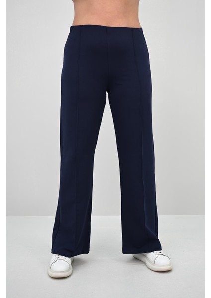 Kadın Büyük Beden Çima Detaylı Tayt Pantolon 6322-25 modelleri