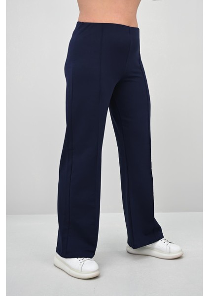 Kadın Büyük Beden Çima Detaylı Tayt Pantolon 6322-25 fırsatları