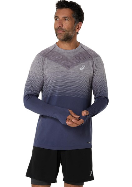Seamless Ls Top Erkek Gri Uzun Kollu Tshirt 2011C394-501