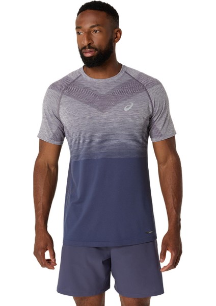 Seamless Ss Top Erkek Gri Kısa Kollu Tshirt 2011C398-501