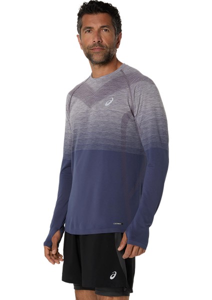 Seamless Ls Top Erkek Gri Uzun Kollu Tshirt 2011C394-501