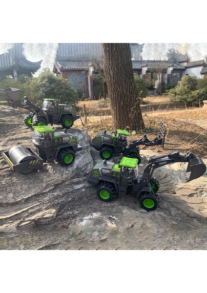 1/50 Model Araba Buldozer Kamyon Ekskavatör Vinç Forklift Inşaat Mühendislik Araç Oyuncakları Erkek Çocuklar Için Eğitici Oyuncaklar (Yurt Dışından)