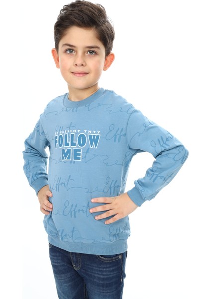 Erkek Çocuk Baskılı Sweatshirt