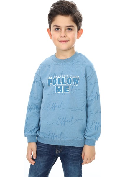 Erkek Çocuk Baskılı Sweatshirt modelleri