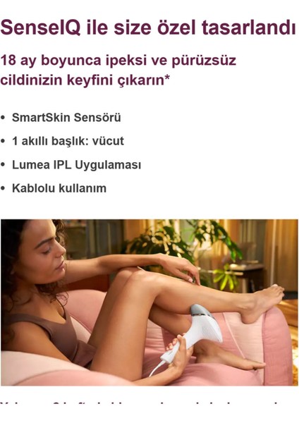 Lumea Prestige Tüy Alma Cihazı Full Bakım Seti, 450.000 Atım Uzun Ömürlü Performans fırsatları