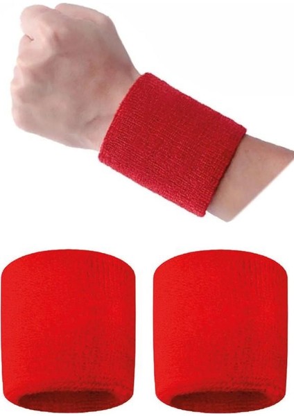 Hvl-Red Havlu Bileklik 12LI Kırmızı