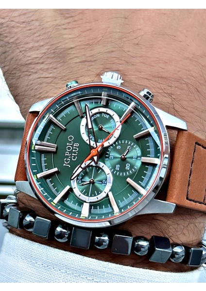 Jg. Polo Clup JPC.0224.S04059.02 Deri Kordon Erkek Kol Saati