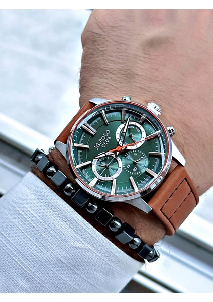 Jg. Polo Clup JPC.0224.S04059.02 Deri Kordon Erkek Kol Saati