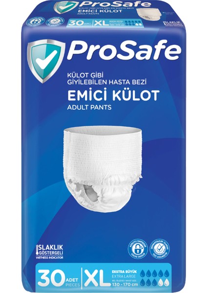 Yetişkin Emici Külot X-Large 30'lu