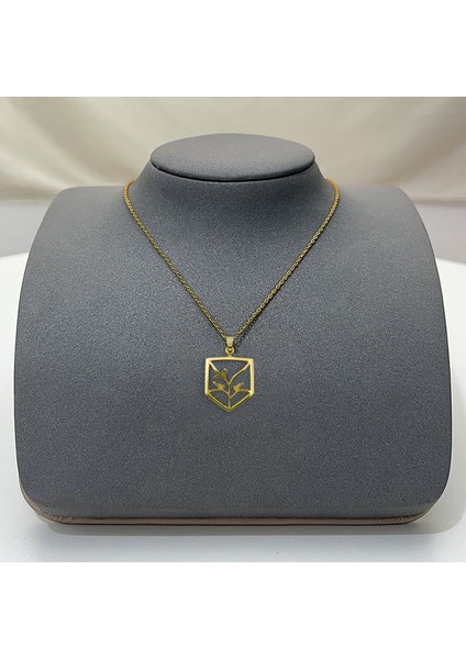 Tabitela 8 Ayar Altın Kolye Ucu Yaprak GM1184 1 gr