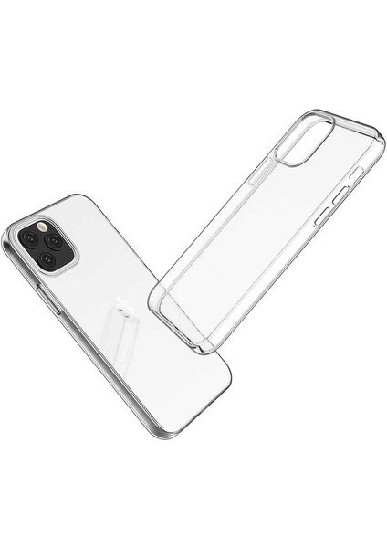 iPhone 12 Pro Kılıf Ince ve Esnek Şeffaf Süper Silikon indirimleri