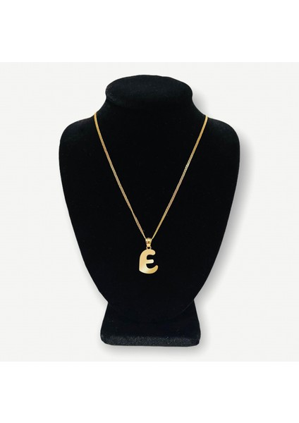 Tabitela 8 Ayar Altın Kolye Ucu "e"harfi GM751 1 gr