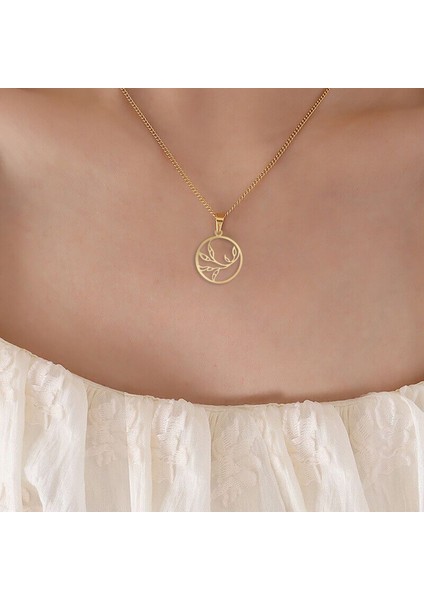 Tabitela 8 Ayar Altın Kolye Ucu Yaprak GM1174 0.5 gr fiyatları