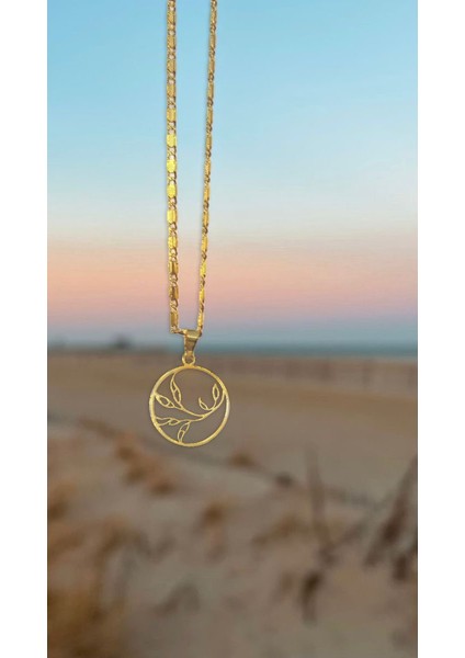 Tabitela 8 Ayar Altın Kolye Ucu Yaprak GM1174 0.5 gr fırsatları