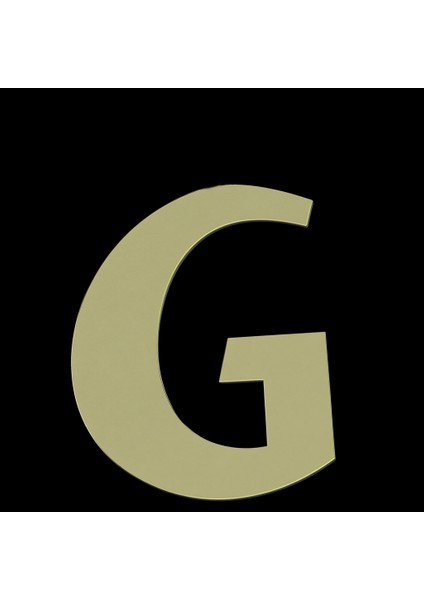 Tabitela 8 Ayar Altın Kolye Ucu "g"harfi GM609 1 gr