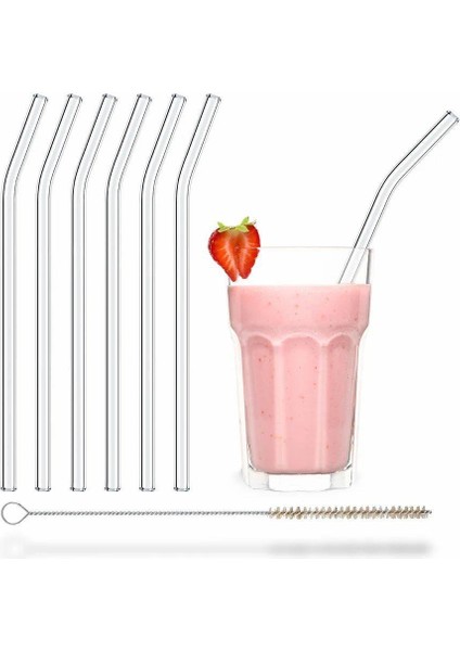 - 6 Adet Eğimli Cam Pipet Yanında Temizleme Fırçası MK996RT