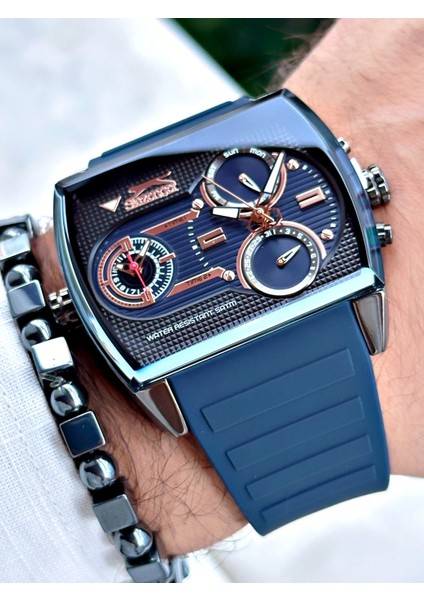 SL.09.2208.2.02 Kare Kasa Xxl Erkek Kol Saati