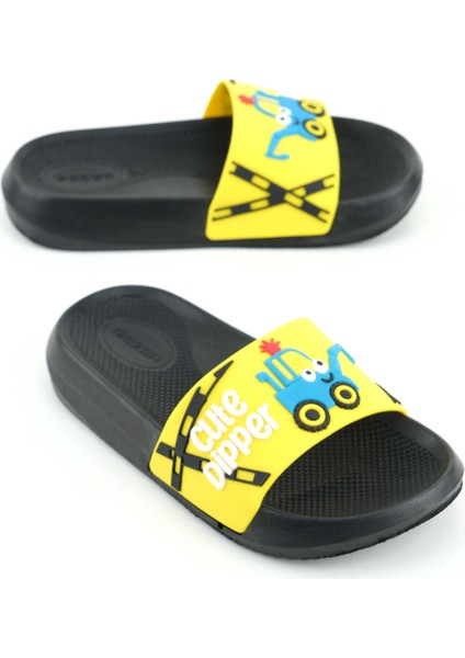 Erkek Çocuk Yazlık Pu Ev Banyo Bahçe Plaj Havuz Günlük Terlik