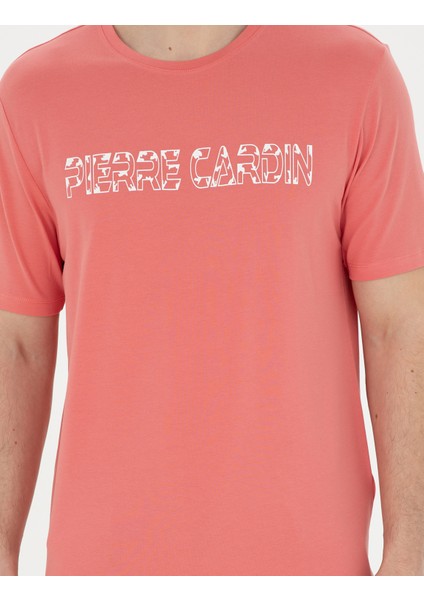 Erkek Pembe Regular Fit Tişört 50280953-VR186