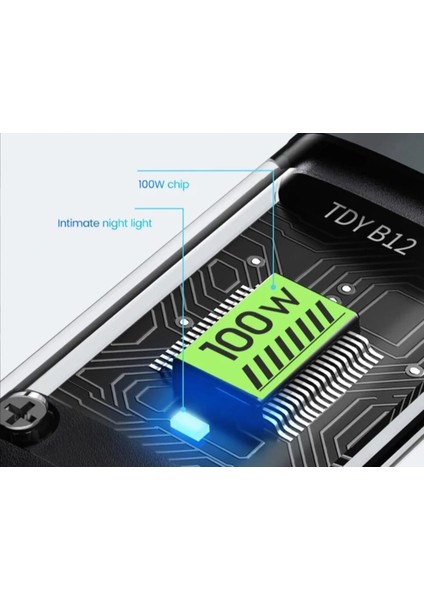 ELİT81 100W Şarj Kablosu 3in1 LED Li Samsung Huawei Xiaomi Type-C Sağlam Hızlı Şarj Data USB Kablosu Koruyu modelleri