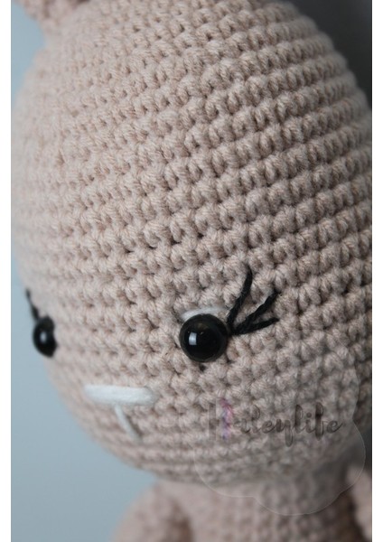 Aleylife Amigurumi Organik Tavşan Uyku- Oyun Arkadaşı Açık Pembe fiyatları