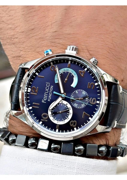 Function FCF.03318FK.04 Deri Kordon Erkek Kol Saati modelleri