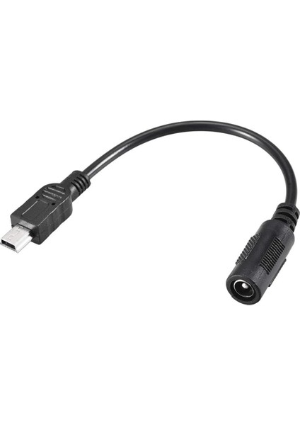 STC-359 5.5 2.1mm To Mini USB 5 Pin Çevirici Power Adaptör Kablosu