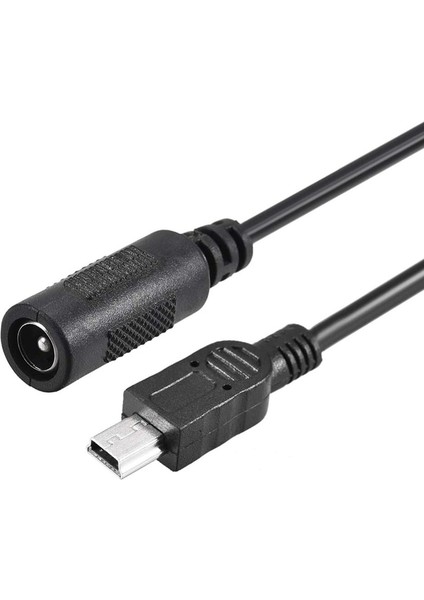 STC-359 5.5 2.1mm To Mini USB 5 Pin Çevirici Power Adaptör Kablosu