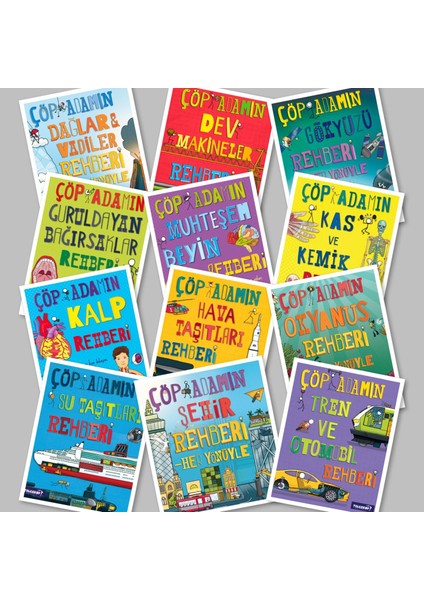 Çöp Adamın Rehberi Seti (12 Kitap) - John Farndon & Catherine Chambers