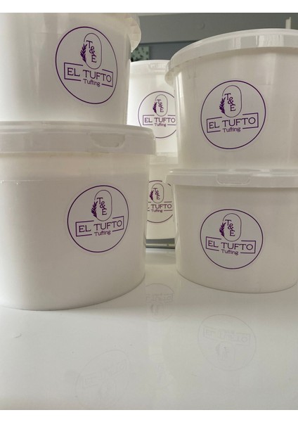 Tufting Tutkalı – Su Bazlı, Şeffaf Kuruyan ve Esnek Yapı 2 KG