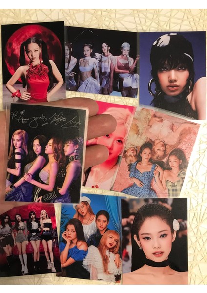 Key Pop Temalı Fotoğraf Kağıdına Pvc Kaplama 9 Adet 6x8 cm Fotokart Kartpostal fiyatları