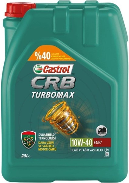 CRB Turbomax 10W-40 20L E4/E7