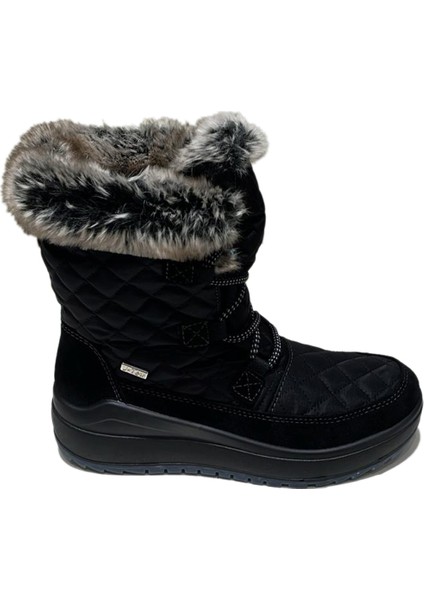 Kadın Bot 6305R 41J Jacalu Textile Upper And Leather-Pu Sole Black