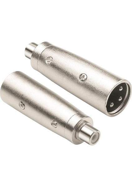 ST-018 3 Pin Xlr Erkek - Rca Dişi Konnektör Tekli Paket